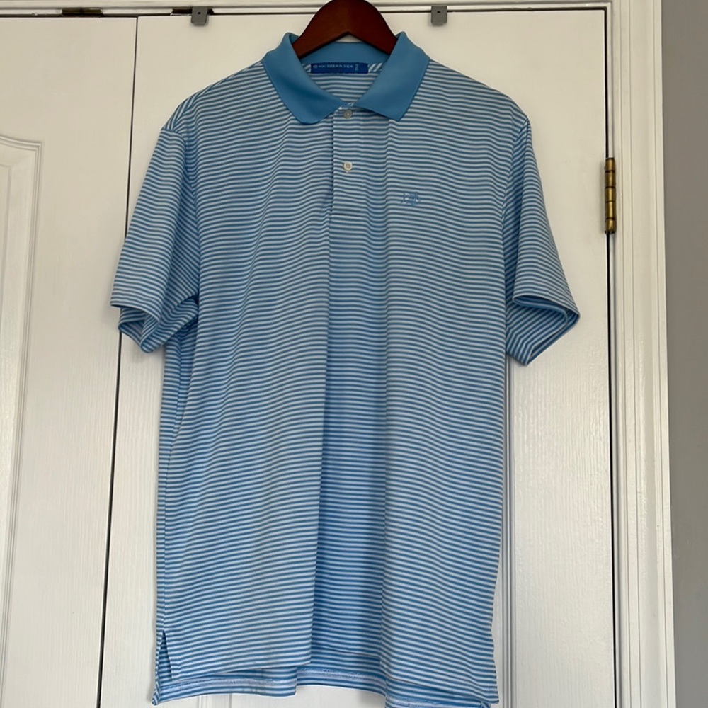 Southern Tide
Stripe Performance Stretch Short-Sleeve Golf Shirt